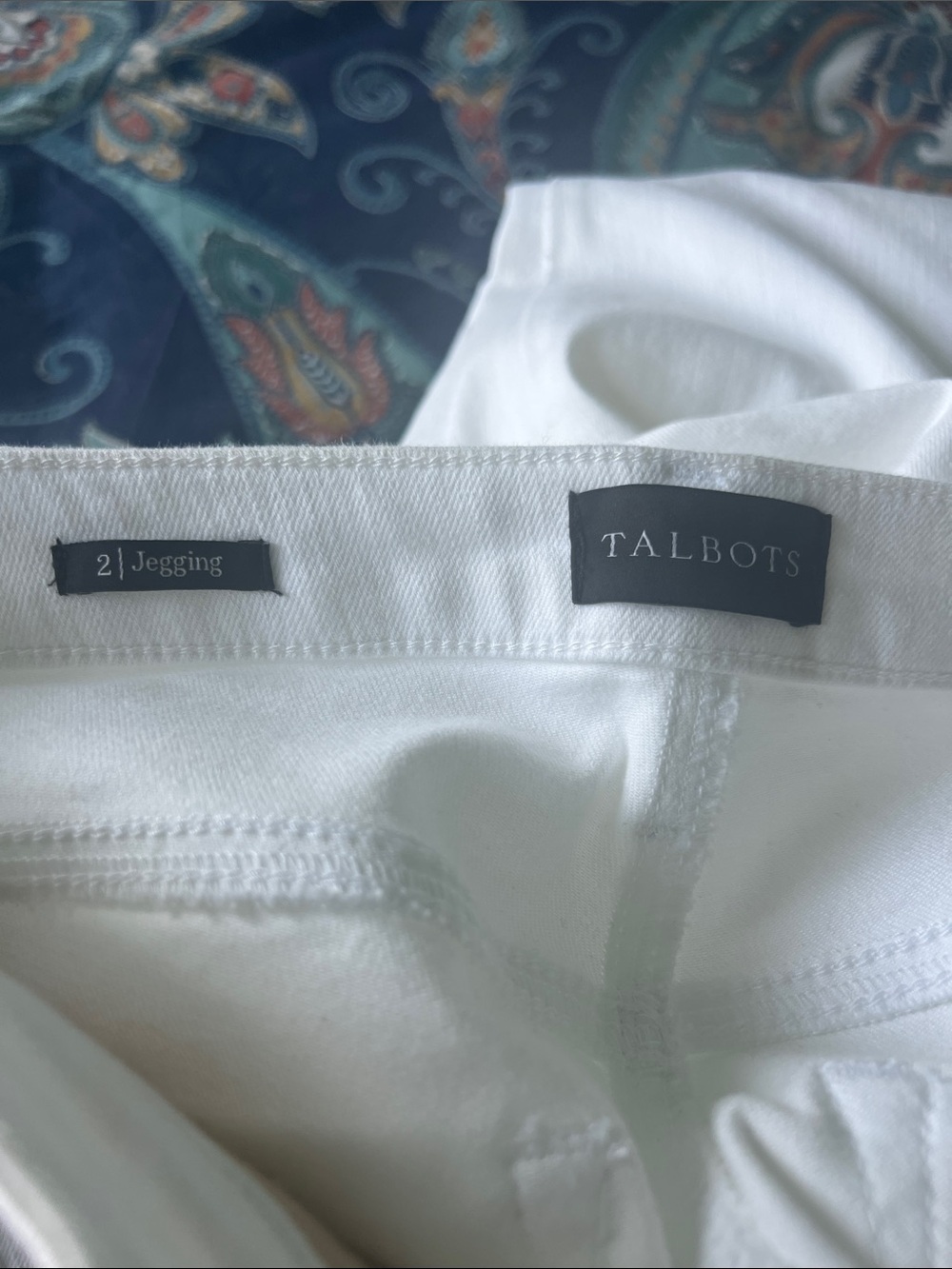 Talbots White Women's Jeggings - Slim Stretch Waistband